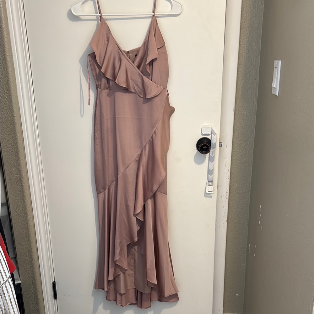 Express Asymmetrical Mauve Dress